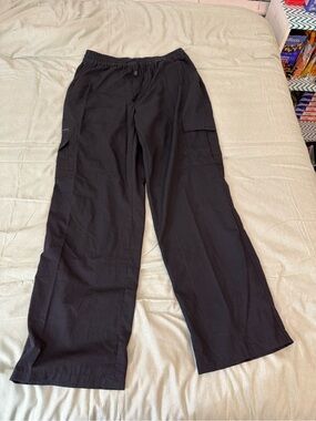 Men's Black Cargo Pants - Relaxed Fit